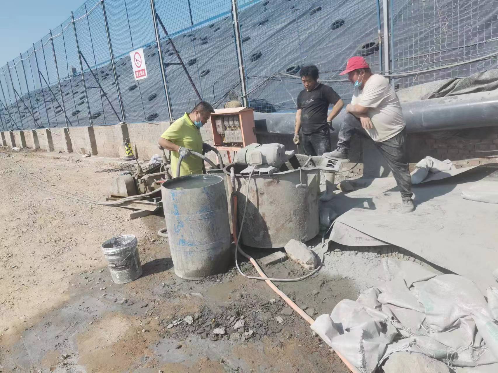 蒋湖农场袖阀管注浆