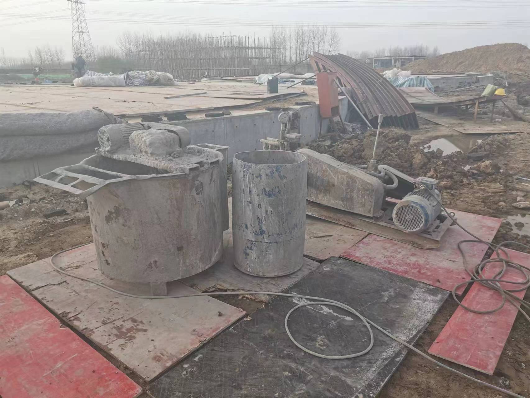 蒋湖农场回填土注浆